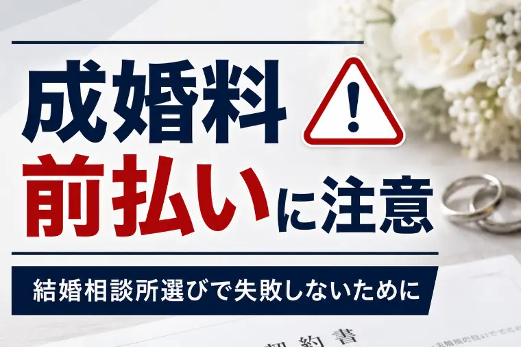 結婚相談所の料金トラブルから考える、安心した婚活