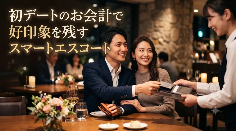 初デートのお会計で好印象を残すスマートエスコート術