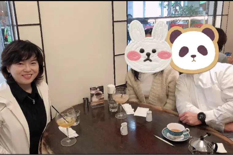 40代でご成婚されたお二人が、ご挨拶に来てくださいました