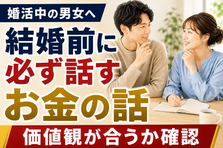 婚活中の男女へ｜結婚前に必ず話しておくお金の話