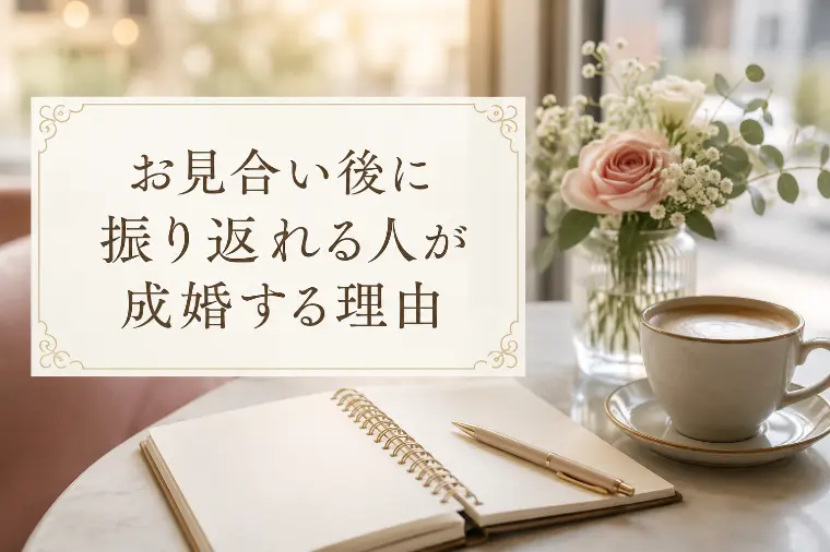 活動の振り返りができる人が成婚する理由