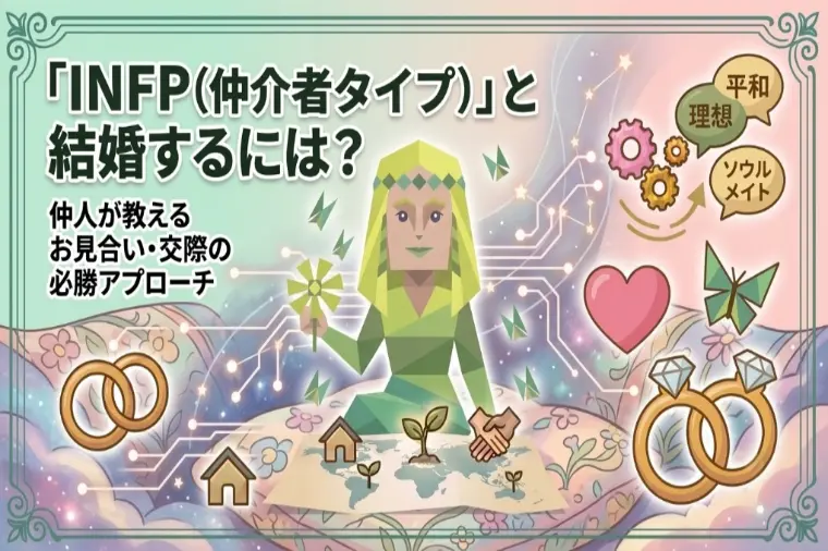優しすぎて本音が見えない？INFP（仲介者）の婚活攻略法