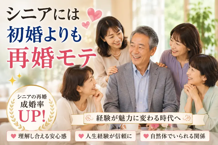 婚活川柳 第136回 シニアには 初婚よりも 再婚モテ