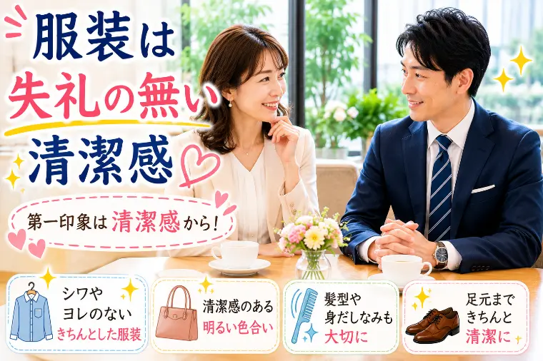 婚活川柳 第137回  服装は 失礼の無い 清潔感