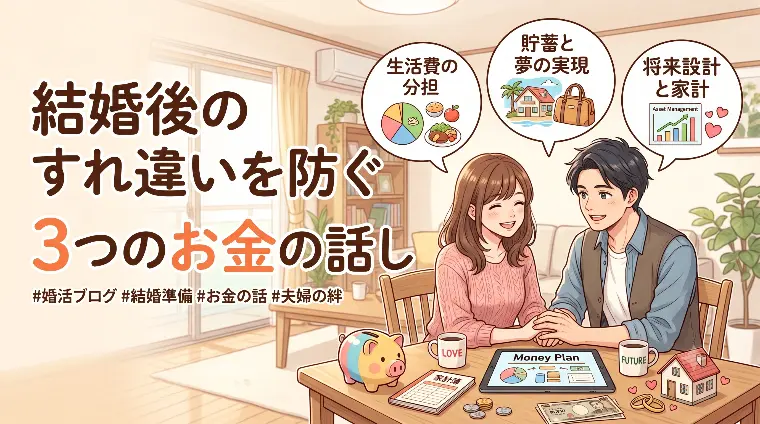 結婚後のすれ違いを防ぐ３つのお金の話し