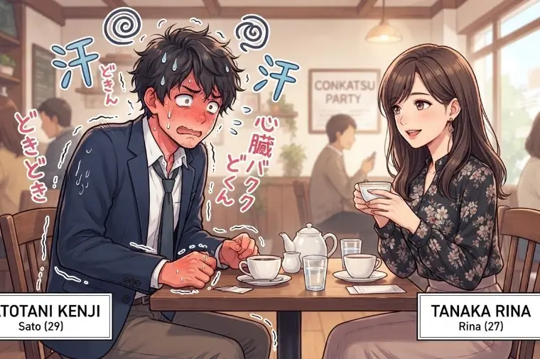 本命のお相手が現れて緊張してしまった時に起きやすいミス！