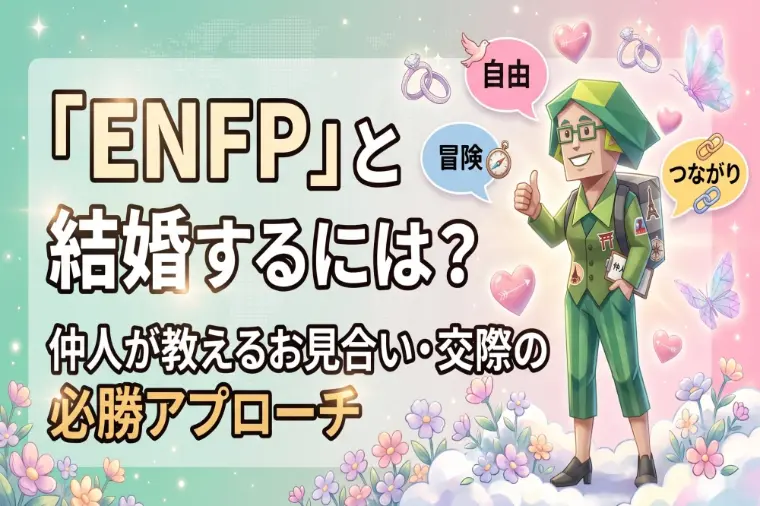 勘違い注意？神対応なENFP（運動家）の心を開く婚活術
