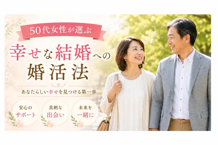 50代女性が選ぶ幸せな結婚への婚活法