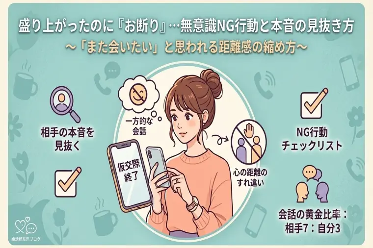  デートは楽しかったのに、なぜお断り？