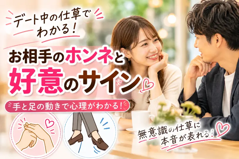 デート中の仕草でわかる！お相手のホンネと好意のサイン