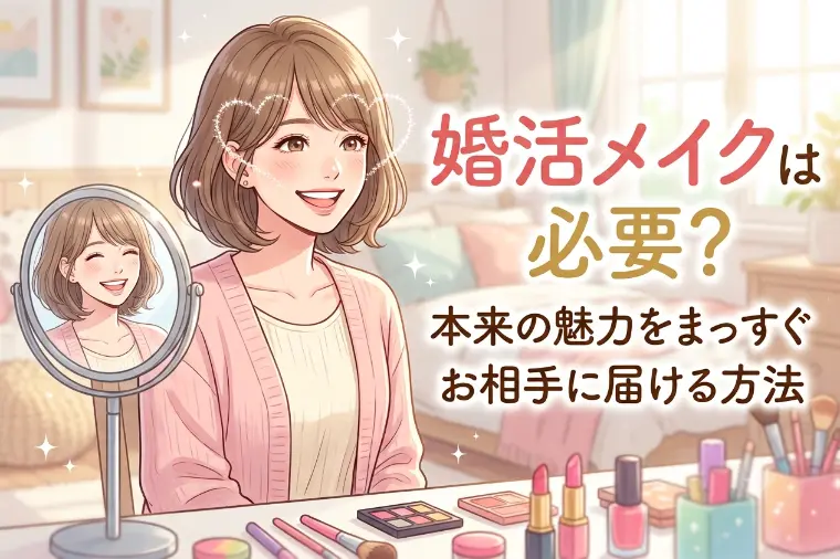婚活メイクは必要？本来の魅力をまっすぐお相手に届ける方法