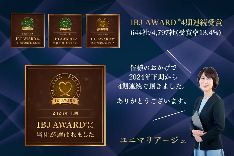 2026年上期 IBJ AWARDⓇ受賞！4期連続！
