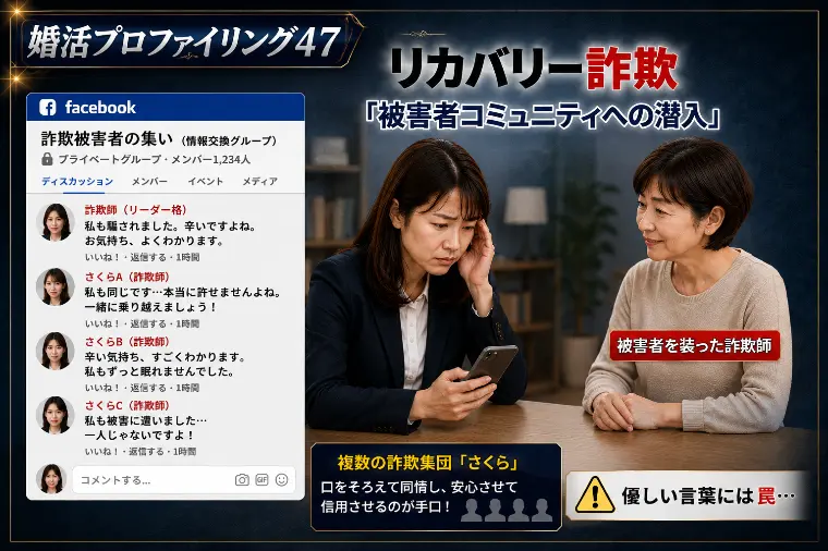 詐欺被害者コミュニティへの潜入【婚プロ47】