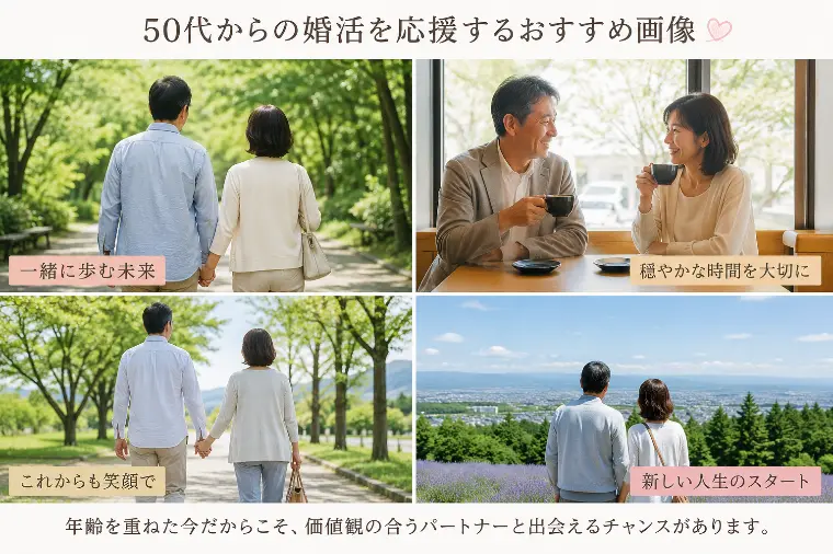 50代婚活に遅すぎる日はない
