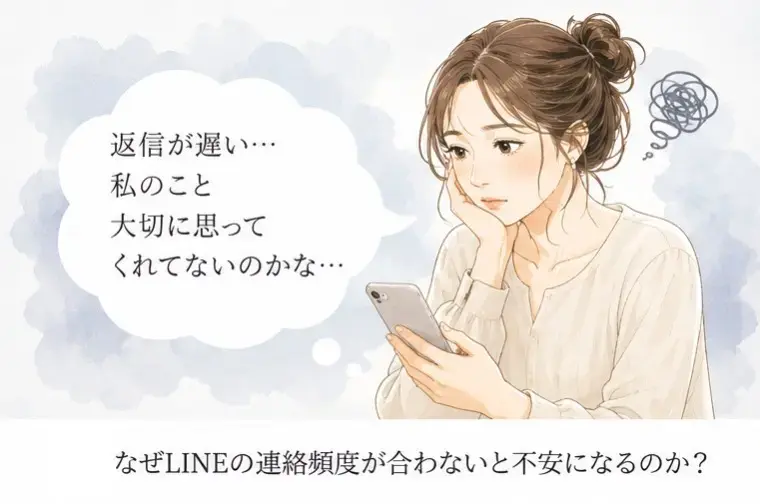 ゆう　マトリモーニオ「LINEの頻度が合わない、本当の理由」- 2