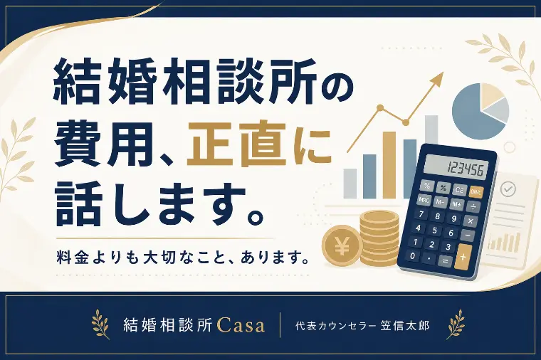 結婚相談所の費用、正直に話します【Casaの料金と価値】
