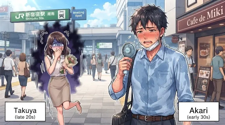 夏場のお見合いやデートの際に男性婚活者が気をつけること！