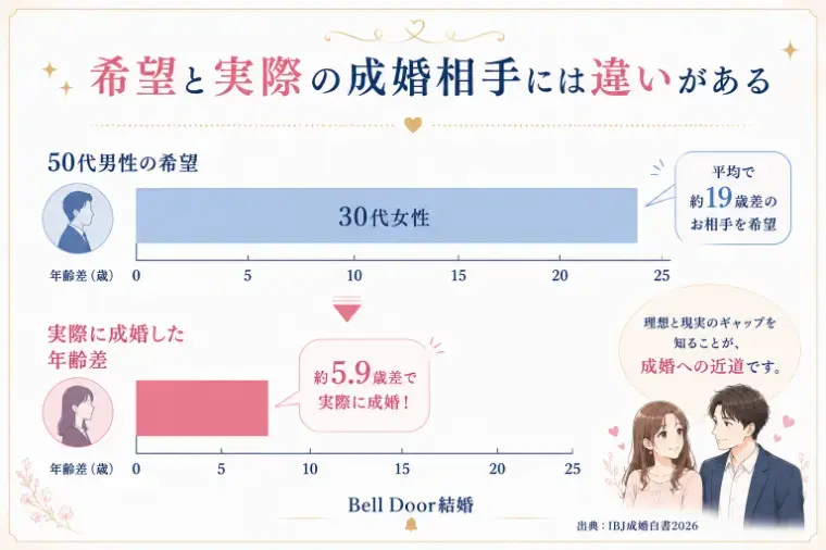 Bell Door結婚「2026年最新！50代の婚活は遅いのか？？データで分析！」- 3
