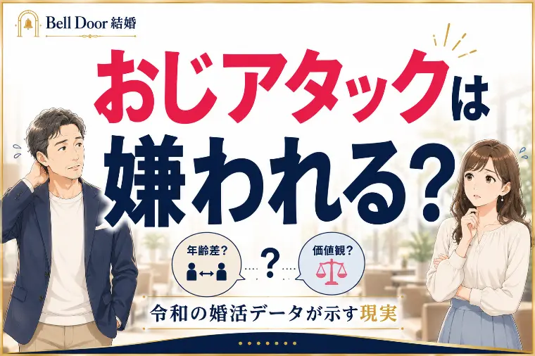「おじアタック」は嫌われる？令和の婚活データが示す現実
