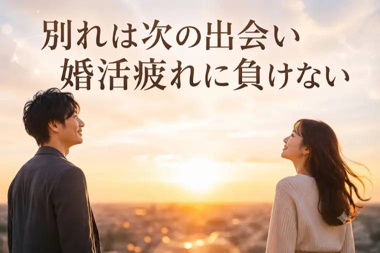 別れは次の出会い。婚活疲れに負けないために大切な考え方