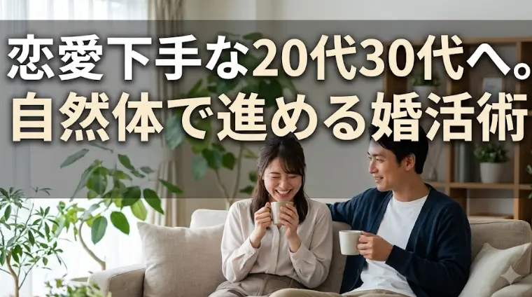 恋愛下手な20代30代へ。自然体で進める婚活術