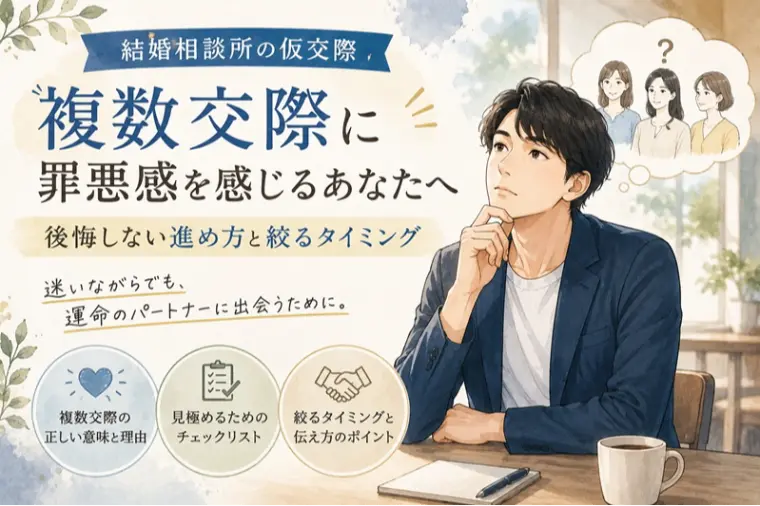 仮交際の複数交際に罪悪感を感じたら