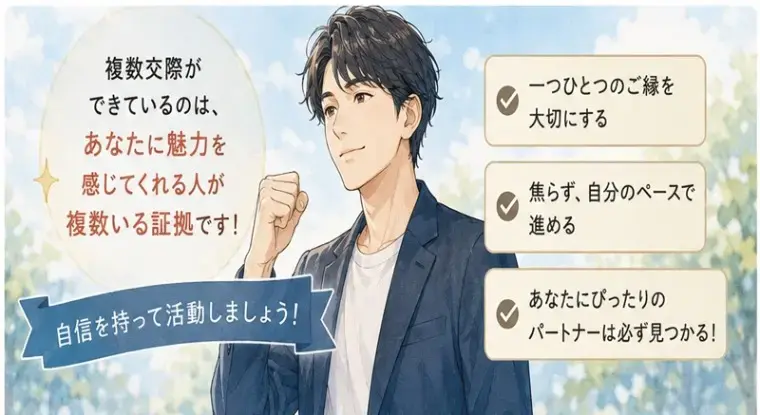 ゆう マトリモーニオ「仮交際の複数交際に罪悪感を感じたら」- 4