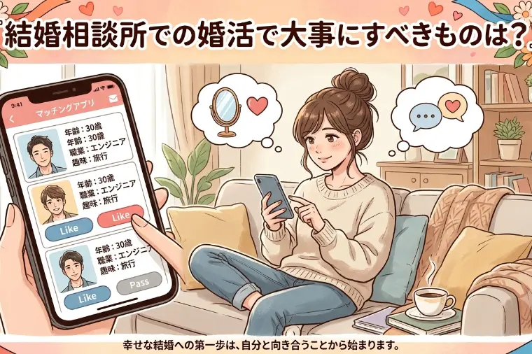 結婚相談所での婚活で大事にすべきものは？( ﾟДﾟ)