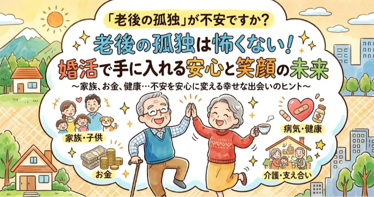 老後の孤独が不安なら、意味を「今の幸せ」だけで考えない