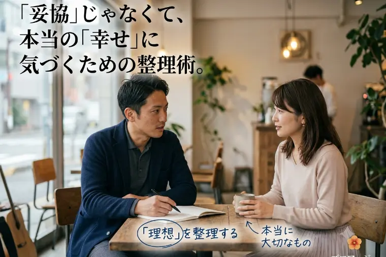 💕「理想を下げろ」に疲れたあなたへ。婚活で本当に必要な