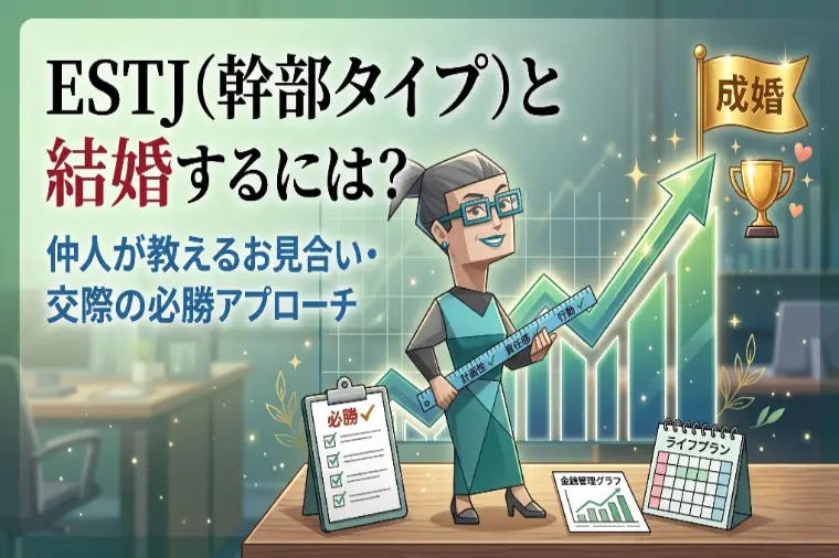 面接みたいは真剣な証拠？ESTJ（幹部）の婚活術