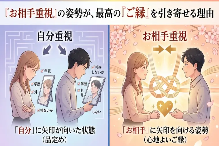 『お相手重視』の姿勢が、最高の『ご縁』を引き寄せる理由