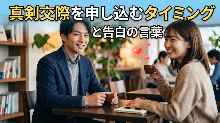 真剣交際を申し込むタイミングと告白の言葉