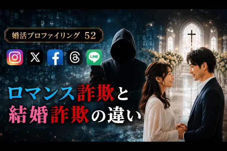 ロマンス詐欺と結婚詐欺の違い【婚プロ５２】