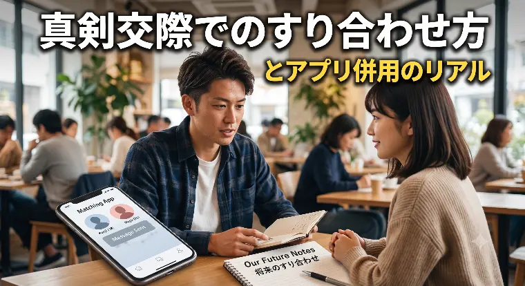 真剣交際でのすり合わせ方とアプリ併用のリアル