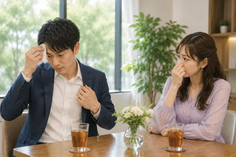 夏の婚活は「汗対策」も大切なマナーです