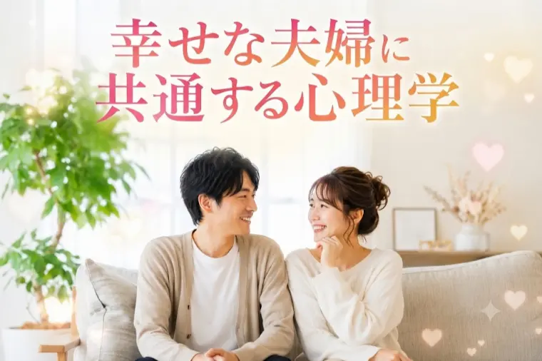 幸せな夫婦に共通する心理学