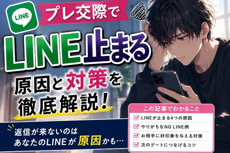 プレ交際でLINEが止まる原因と対策