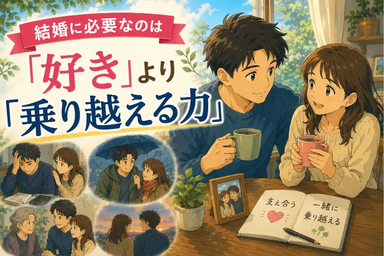 結婚に必要なのは「好き」より「乗り越える力」の話