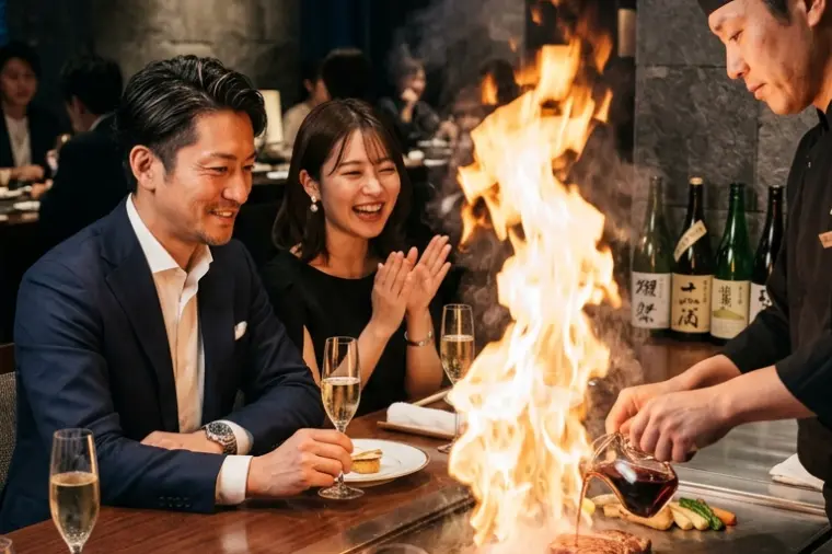 失敗の埋め合わせ!?【高級鉄板焼店】