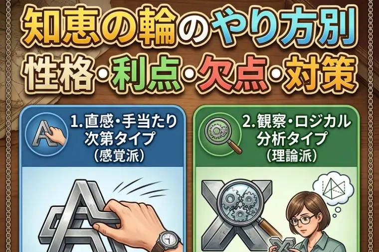 【超簡単✨】知恵の輪で性格判断