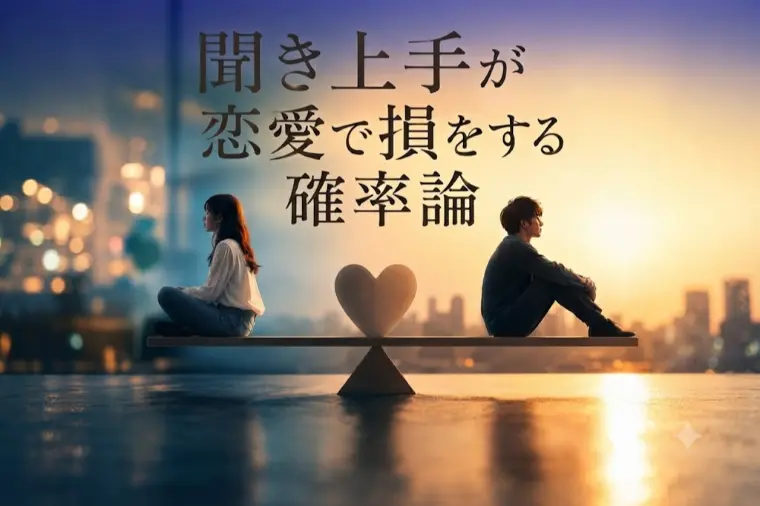 聞き上手が恋愛で損をする確率論