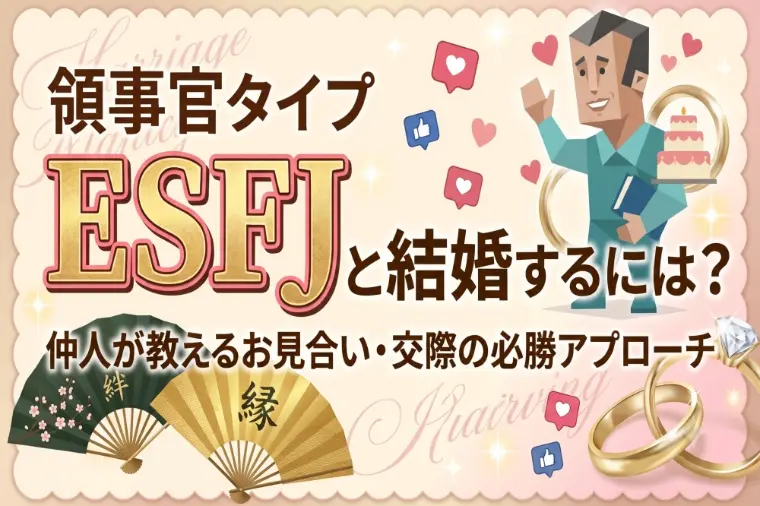 手応えありは嘘？ESFJ（領事官）の心を開く婚活術