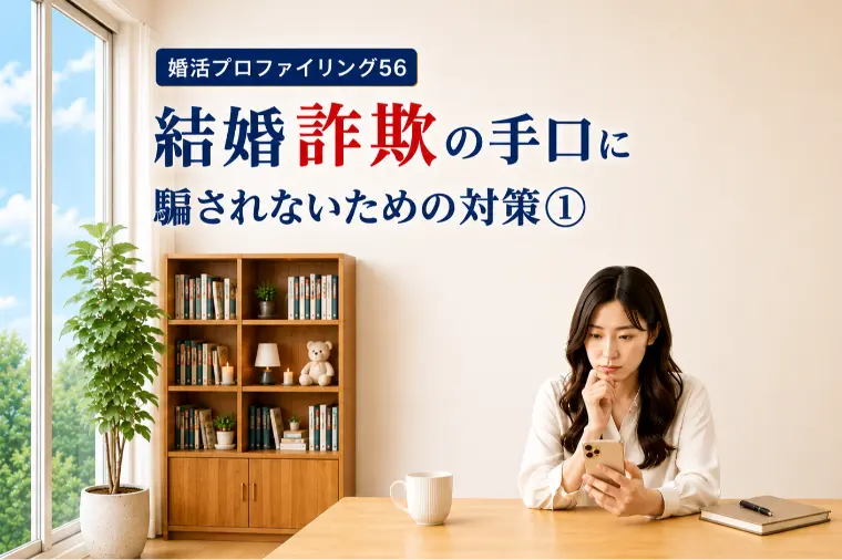 結婚詐欺の手口に騙されないための対策①【婚プロ５６】