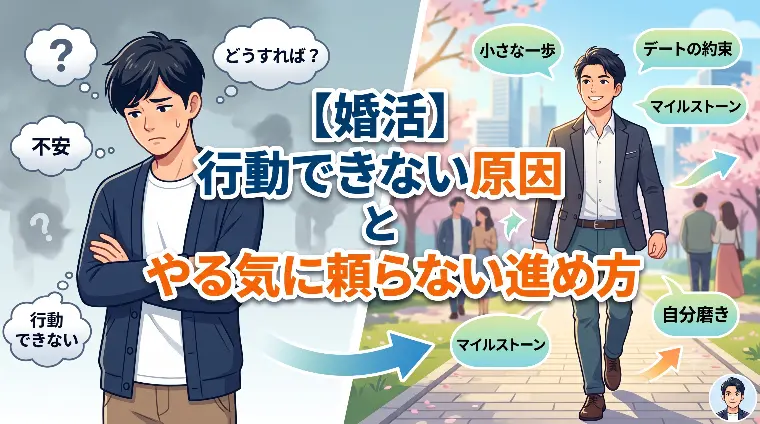 【婚活】やる気が出ない心の葛藤と拒絶の恐怖の和らげ方