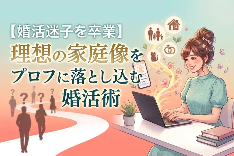 【婚活迷子を卒業】理想の家庭像をプロフに落とし込む婚活術