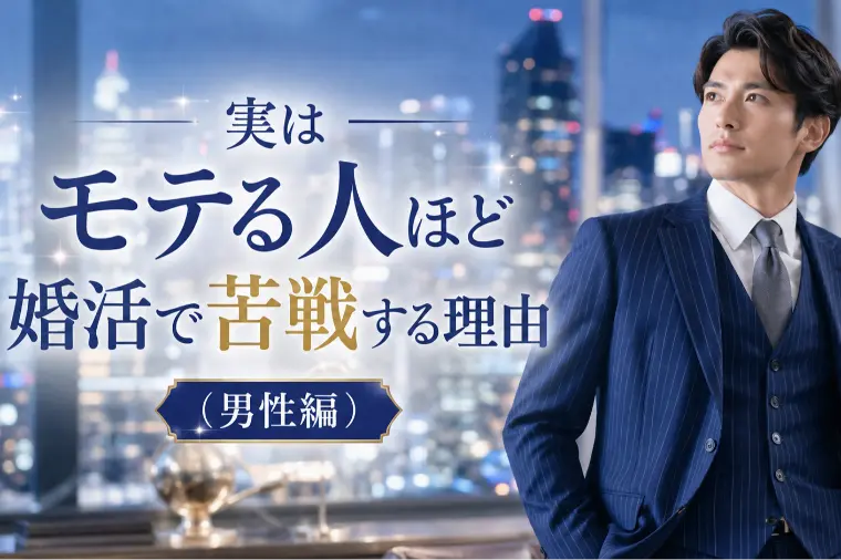 実はモテる人ほど婚活で苦戦する理由（男性編）