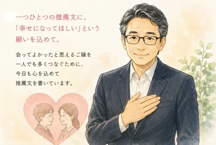 ゆう　マトリモーニオ「推薦文に込める、仲人としての想い」- 5