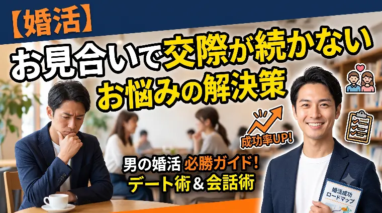 【婚活】お見合いで交際が続かないお悩みの解決策