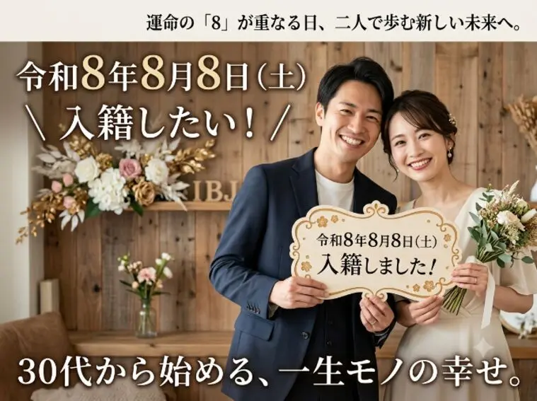 💍令和8年8月8日✨888の日を最高の記念日に！